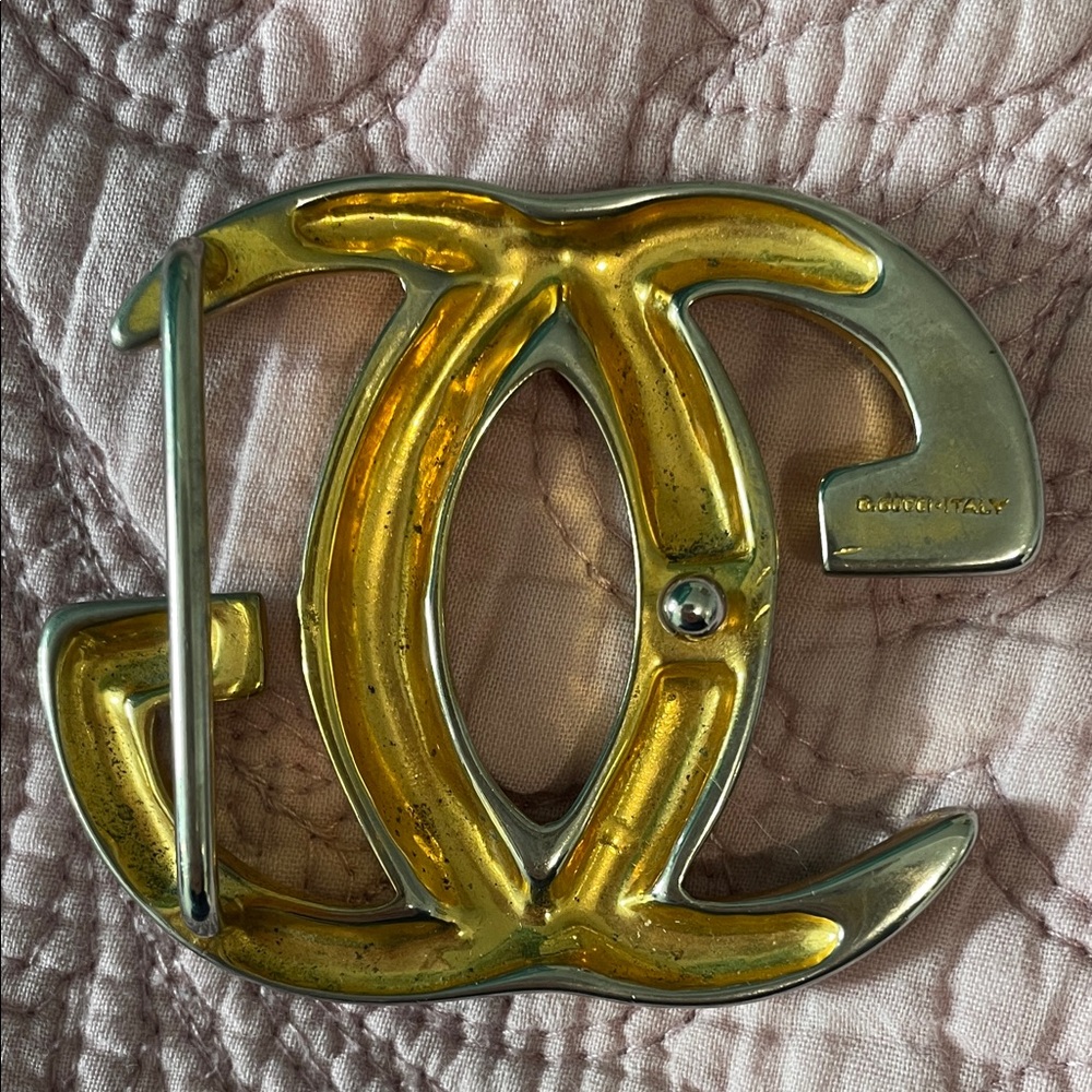 GUCCI Authentic GG Belt Buckle Vintage Luxury Gucci - Picture 5 of 6